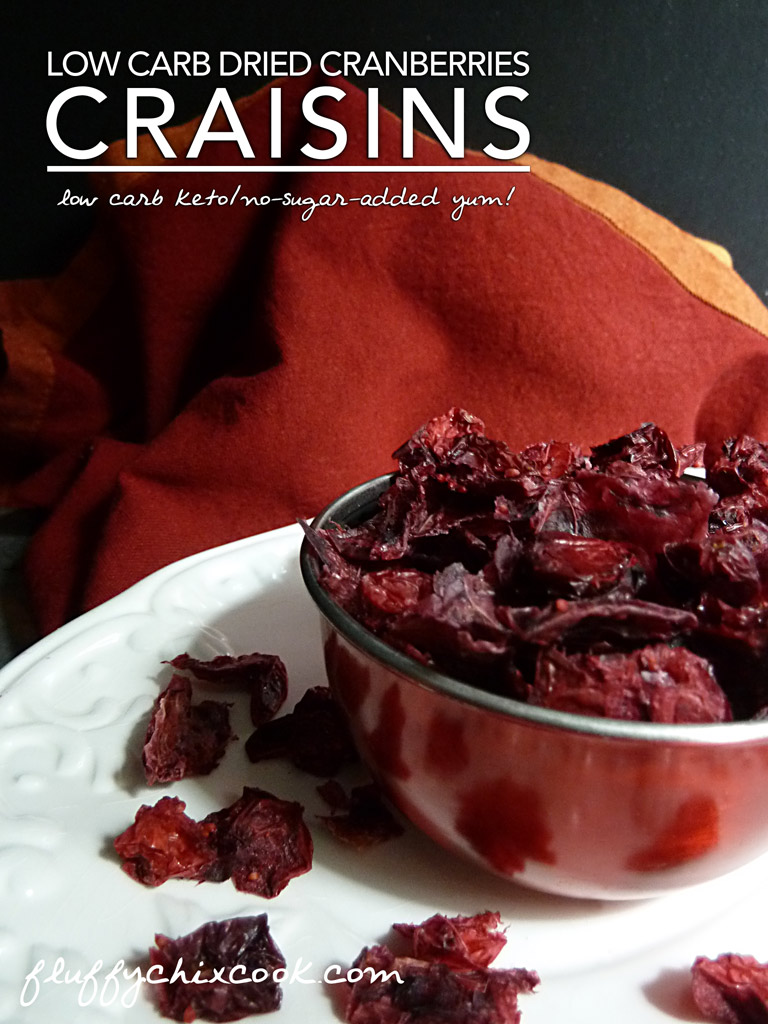 sugar free dried cranberries – winning the low carb craisin wars
