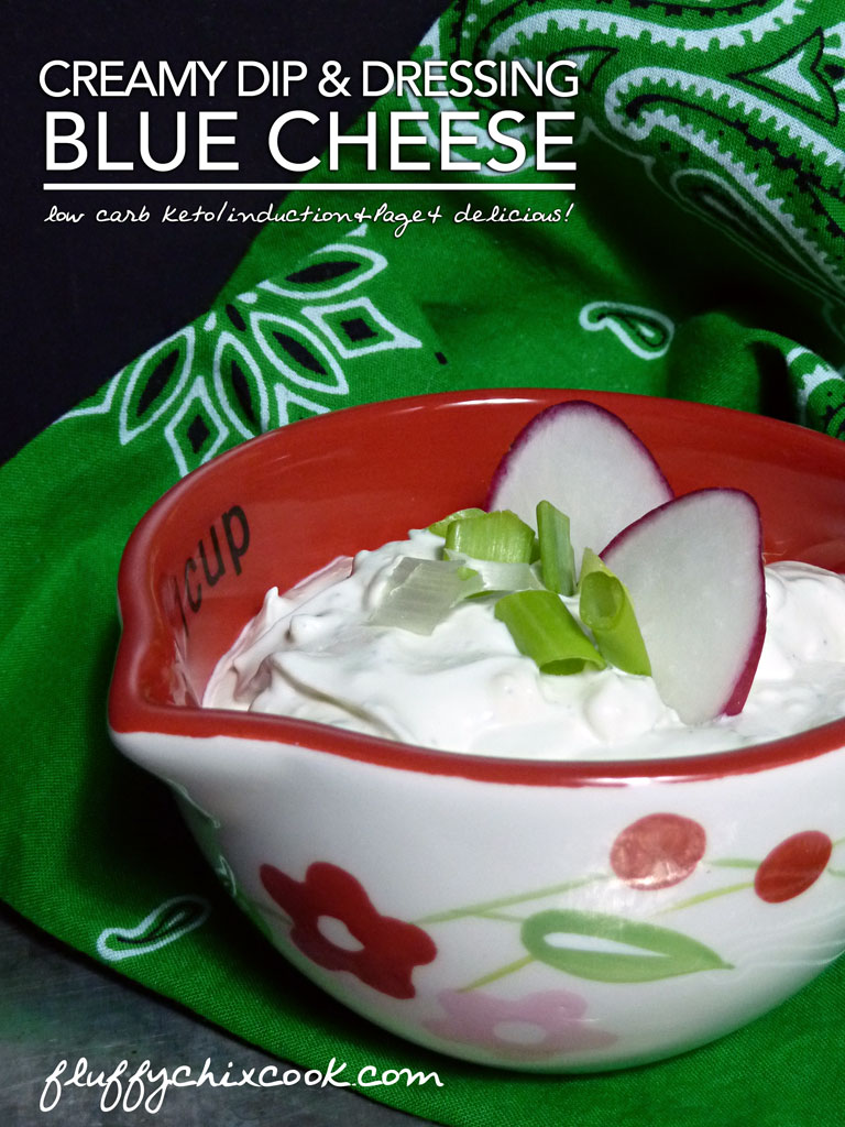 Creamy Blue Cheese Dressing – Low Carb Keto Nom! | Fluffy Chix Cook