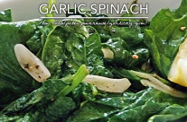 Garlic Spinach – Naturally Low Carb and Gluten Free