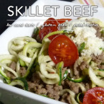 Skillet Beef with Zoodles – Atkins Induction Meal Plans