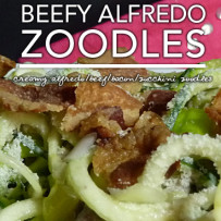 Beefy Alfredo Zoodles – Dr. Westman’s No Sugar No Starch Meal Plans