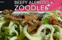 Beefy Alfredo Zoodles