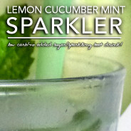 Lemon Cucumber Mint Sparkler – Low Carb Beverage Make-Over