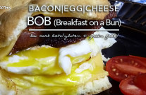 Bacon Egg & Cheese BOB (Breakfast on a Bun) | Low Carb & Gluten Free | Induction Friendly