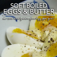 Perfect Soft Boiled Eggs with Butter and Truffle Salt – Low Carb Keto Perfection