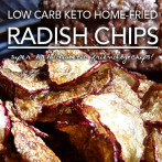Radish Chips | A Low Carb Keto Potato Chip Alternative