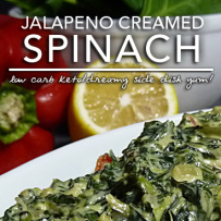 Jalapeno Creamed Spinach – Perfectly Low Carb Keto