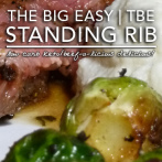 Fluffy Chix Cook Reviews Char-Broil The Big Easy Oil-less Fryer and Shares The Big Easy Standing Rib Roast Method