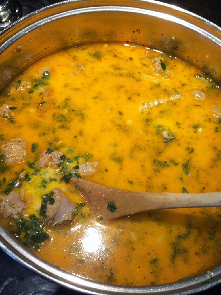 Low Carb Keto Italian Sausage Soup Guest Post from Soren 