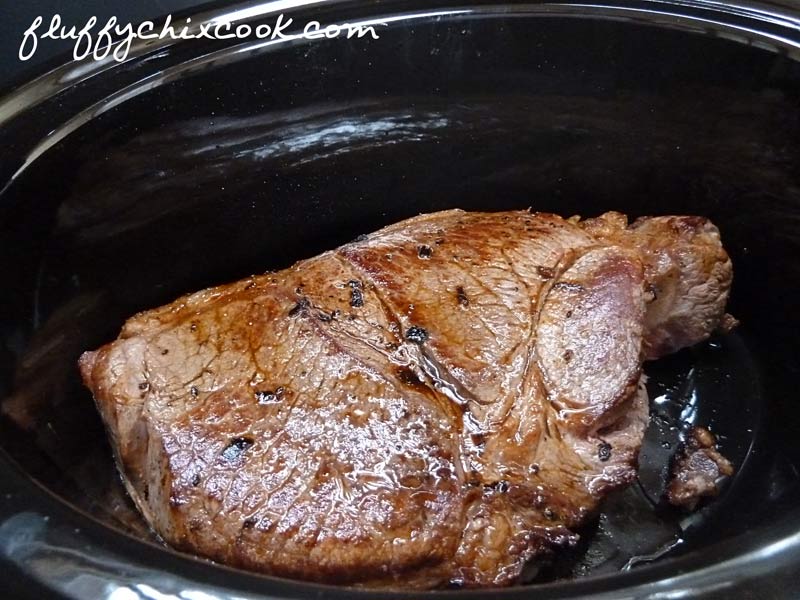 Beef Chuck Arm Pot Roast Browned and Ready to Slow Cook
