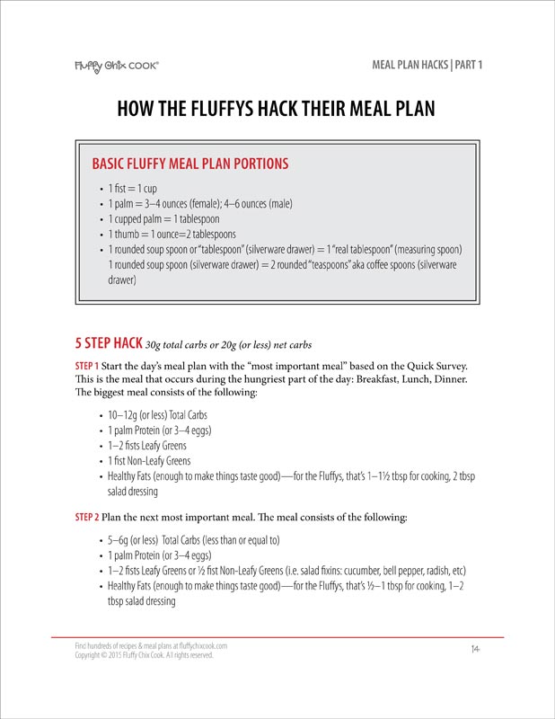 Low Carb Keto Meal Plan Hack Part 1 Sample Hack Page