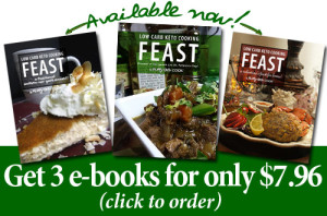 3 Feast e-books by Fluffy Chix Cook