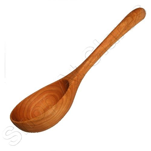 Heavy Cherry Wooden Spoon Ladle