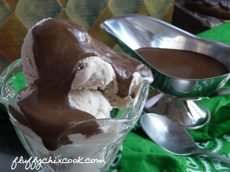 Low Carb Irish Cream Ice Cream Dripping Guinness Chocolate Sauce