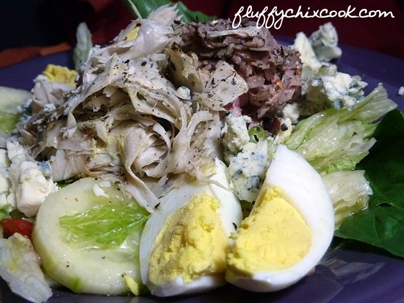 Keto Chef Salad with Eggs