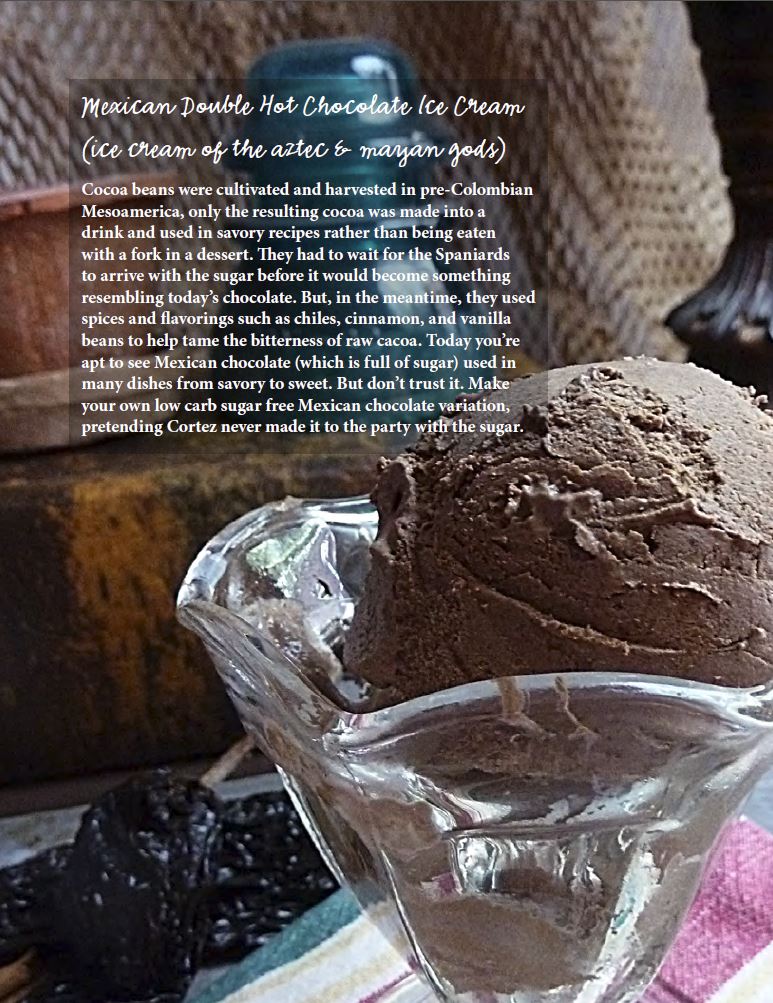Feast May - Low Carb Mexican Hot Chocolate Ice Cream