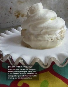 Banana Puddin' Poke Cake - Low Carb Gluten Free