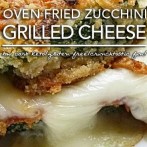 Crunchy Low Carb Fried Zucchini Grilled Cheese – Gluten Free