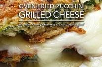 Crunchy Low Carb Fried Zucchini Grilled Cheese – Gluten Free