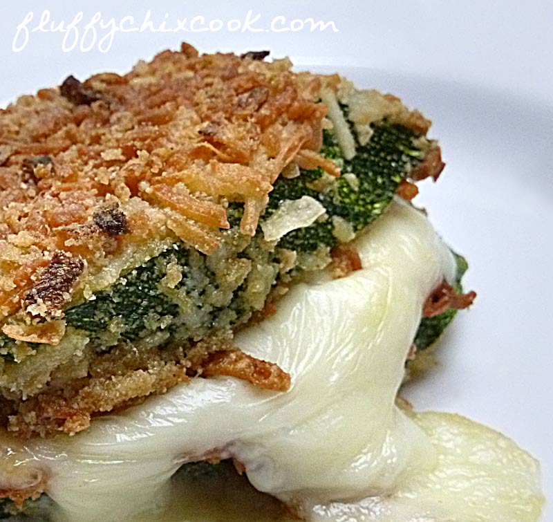 Low Carb Crunchy Fried Zucchini Grilled Cheese Closeup