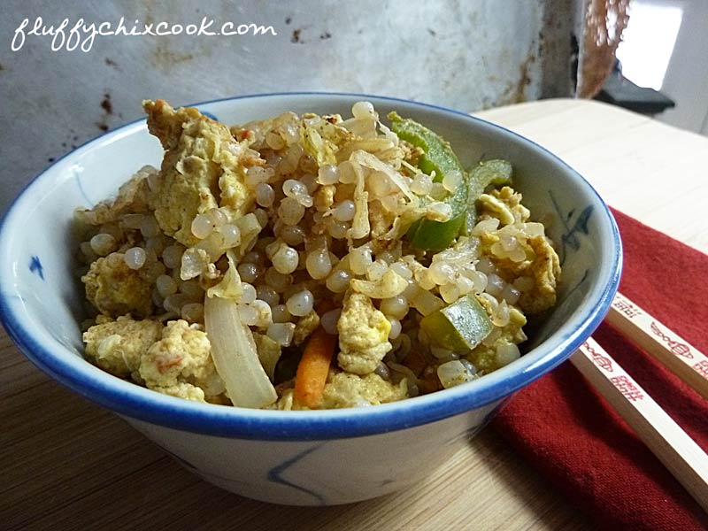 Low Carb Shirataki Egg Fried Rice