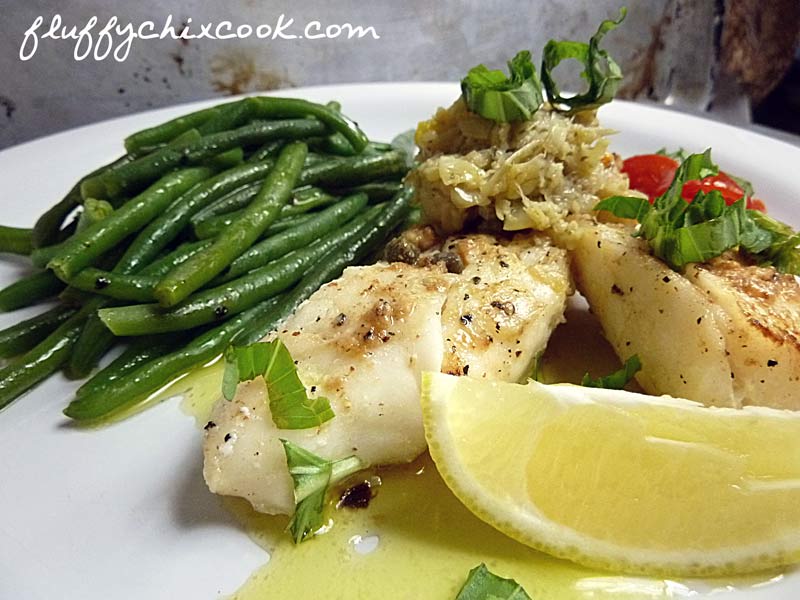 Low Carb Cod with Lemon and Capers Recipe