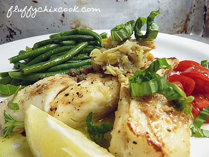 Cod with Lemon Capers