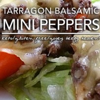 Cheesy Balsamic Stuffed Mini Peppers – Keto Allergy KISS Day 3